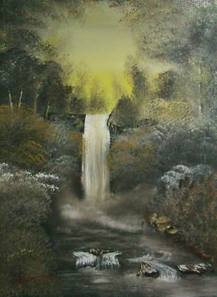 Golden Forest Waterfall (Small)131
